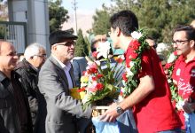گزارش تصویری استقبال هیات رئیسه دانشگاه  از تیم رباتیک دانشگاه صنعتی شاهرود